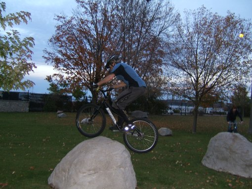 Goin' up.  I love these rocks!